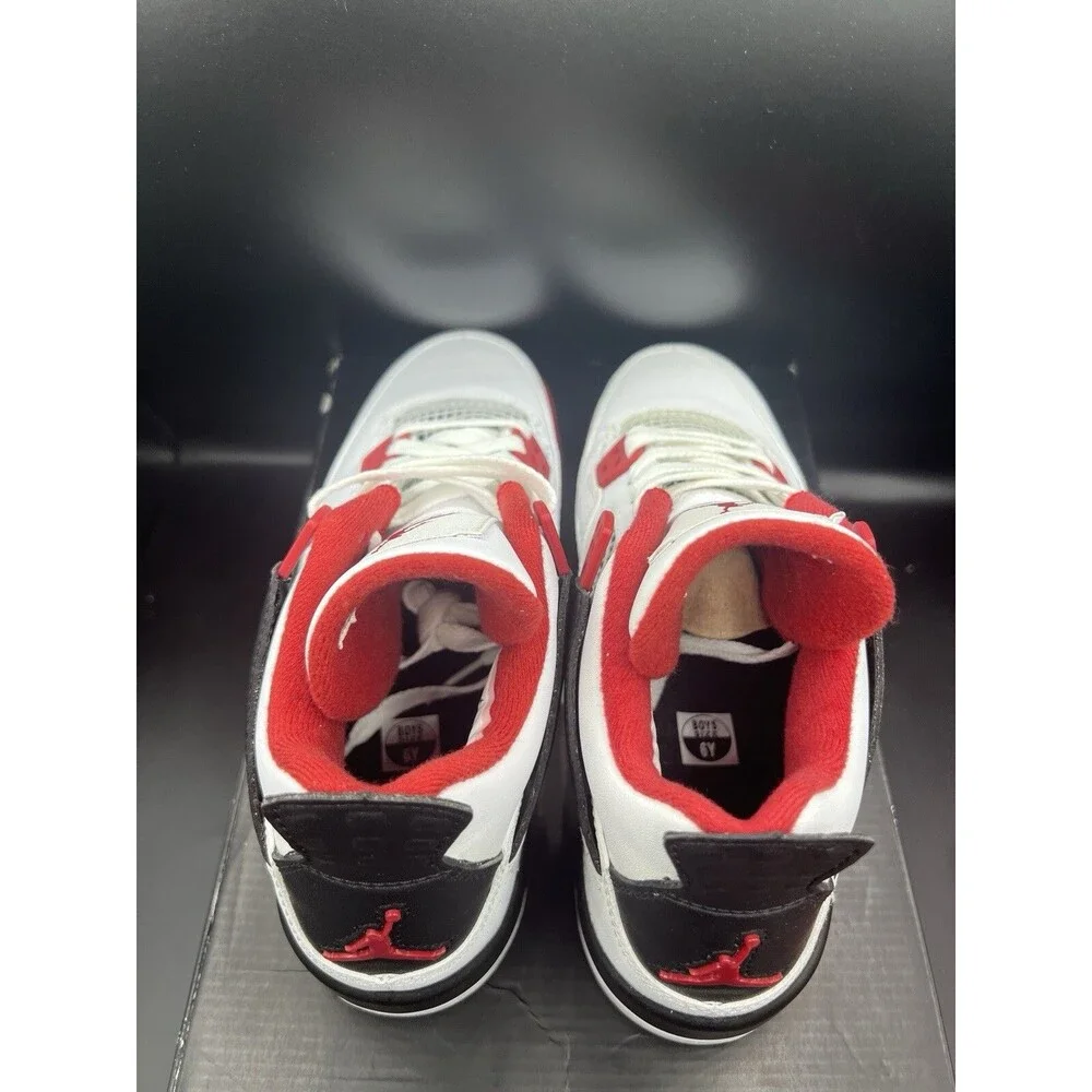 Air Jordan 4 Retro 'Fire Red' 2012 GS Size 6Y / Wmn's 7.5 (408452-110) DS OG ALL
